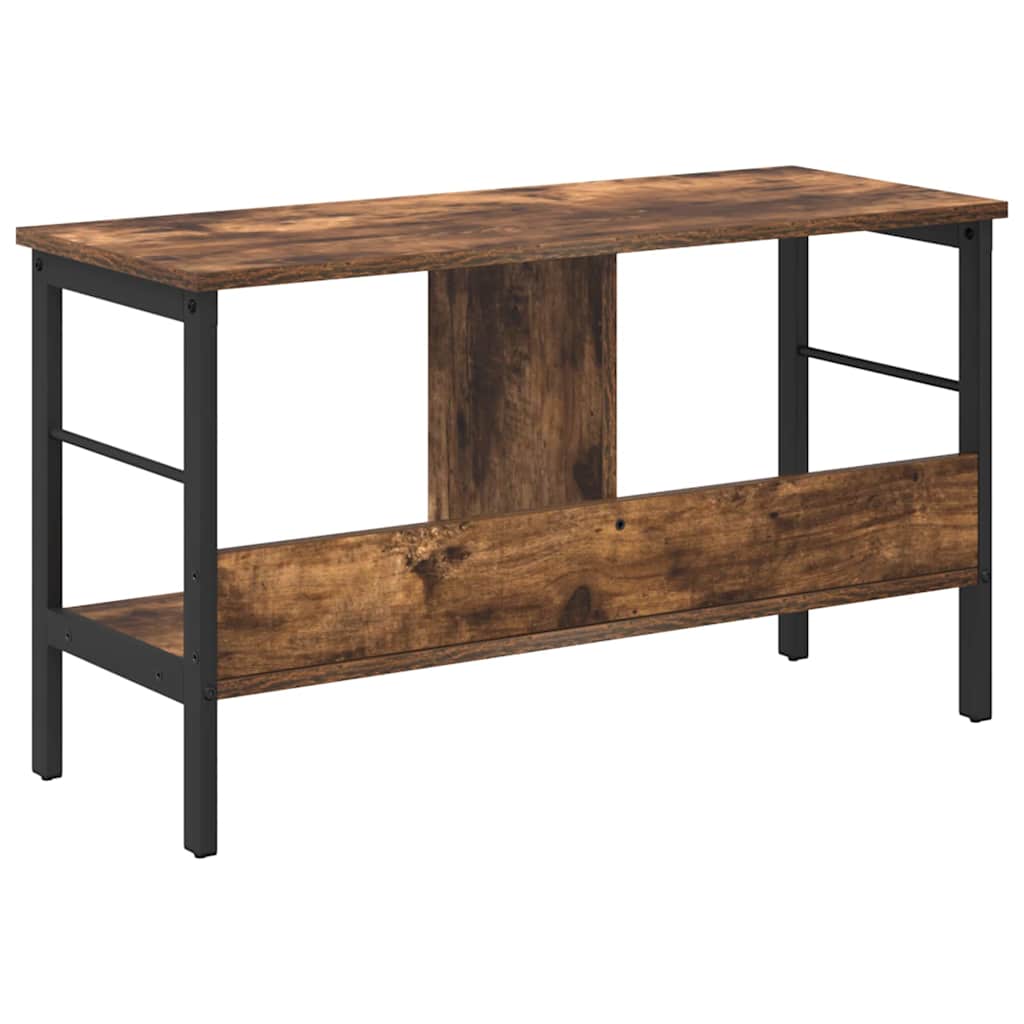 vidaXL Bücherregal Geräucherte Eiche 82 x 32 x 47 cm Holzwerkstoff