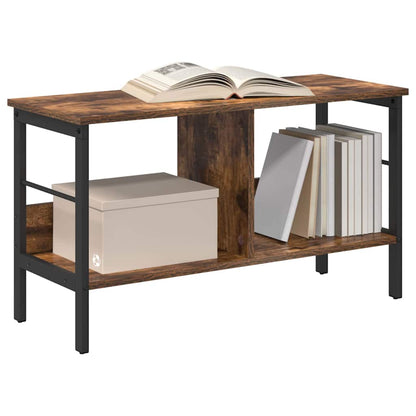 vidaXL Bücherregal Geräucherte Eiche 82 x 32 x 47 cm Holzwerkstoff