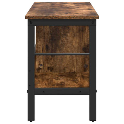 vidaXL Bücherregal Geräucherte Eiche 82 x 32 x 47 cm Holzwerkstoff