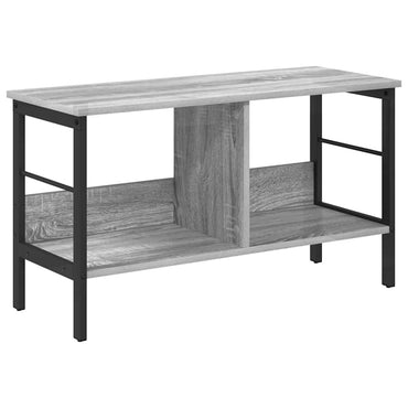 vidaXL Bücherregal Graues Sonoma 82 x 32 x 47 cm Holzwerkstoff