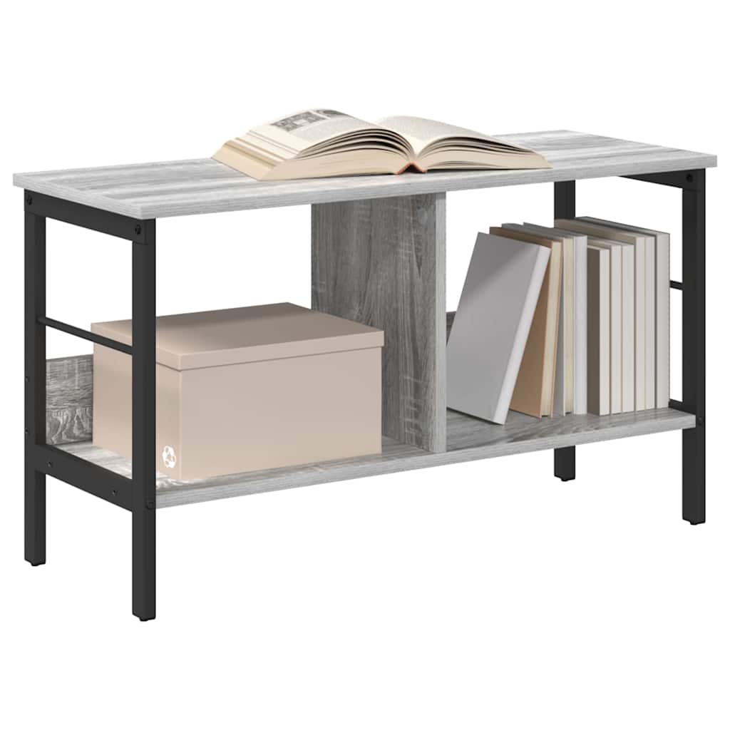 Bücherregal Graues Sonoma 82 x 32 x 47 cm Holzwerkstoff
