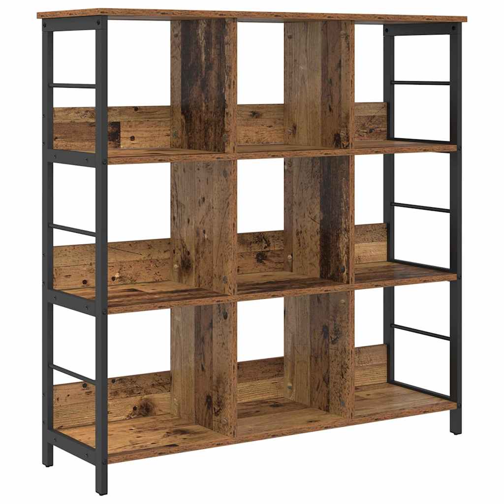 vidaXL Bücherregal Altholz 102 x 32 x 104,5 cm Holzwerkstoff