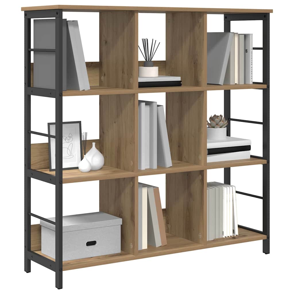 vidaXL Bücherregal Artisan-Eiche 102 x 32 x 104,5 cm Holzwerkstoff