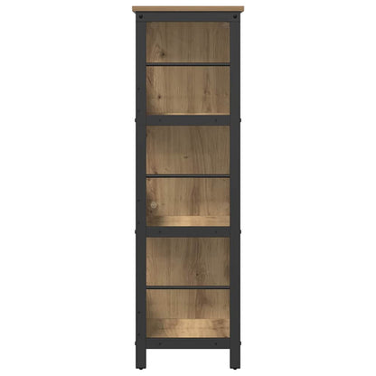 vidaXL Bücherregal Artisan-Eiche 102 x 32 x 104,5 cm Holzwerkstoff