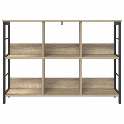 vidaXL Bücherregal Sonoma-Eiche 102 x 32 x 72,5 cm Holzwerkstoff