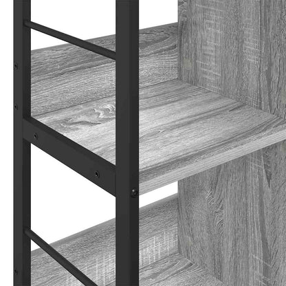 vidaXL Bücherregal Graues Sonoma 102 x 32 x 72,5 cm Holzwerkstoff