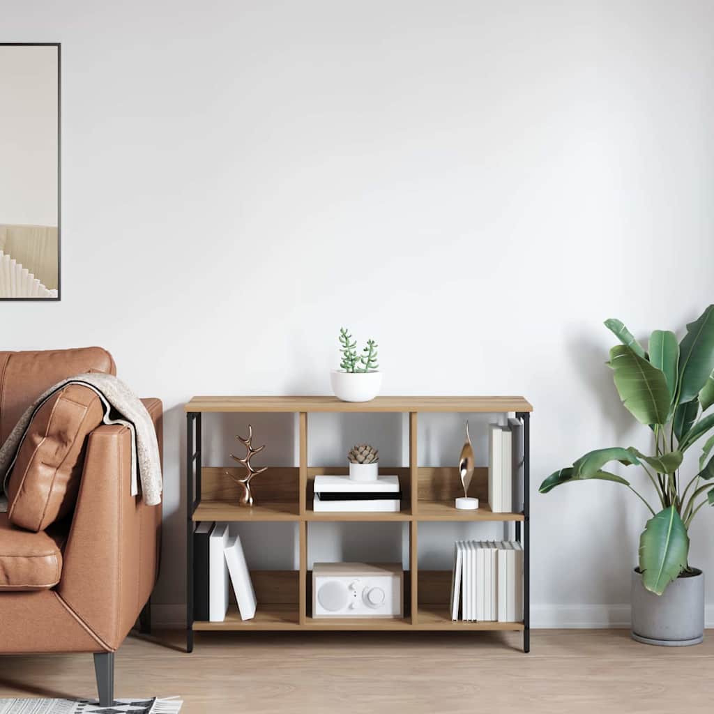 Bücherregal Artisan-Eiche 102 x 32 x 72,5 cm Holzwerkstoff