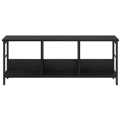 vidaXL Bücherregal Schwarz Eichen-Optik 102 x 32 x 40,5 cm