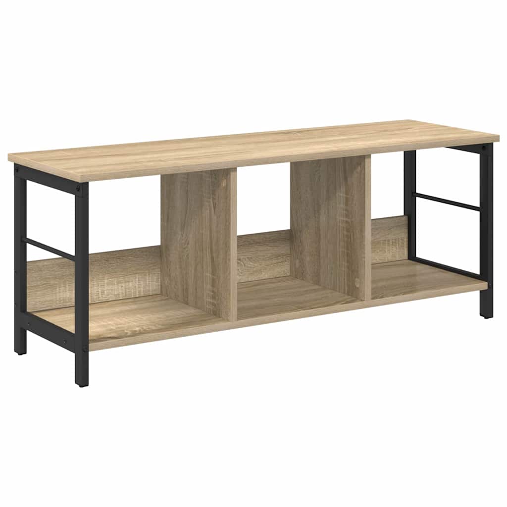 vidaXL Bücherregal Sonoma-Eiche 102 x 32 x 40,5 cm Holzwerkstoff