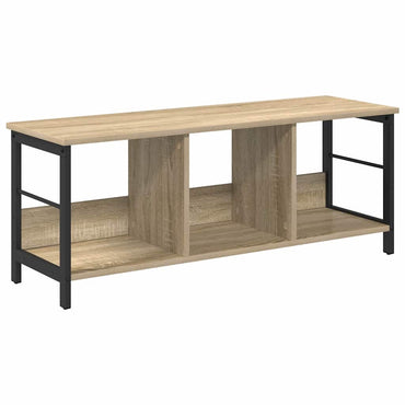 vidaXL Bücherregal Sonoma-Eiche 102 x 32 x 40,5 cm Holzwerkstoff