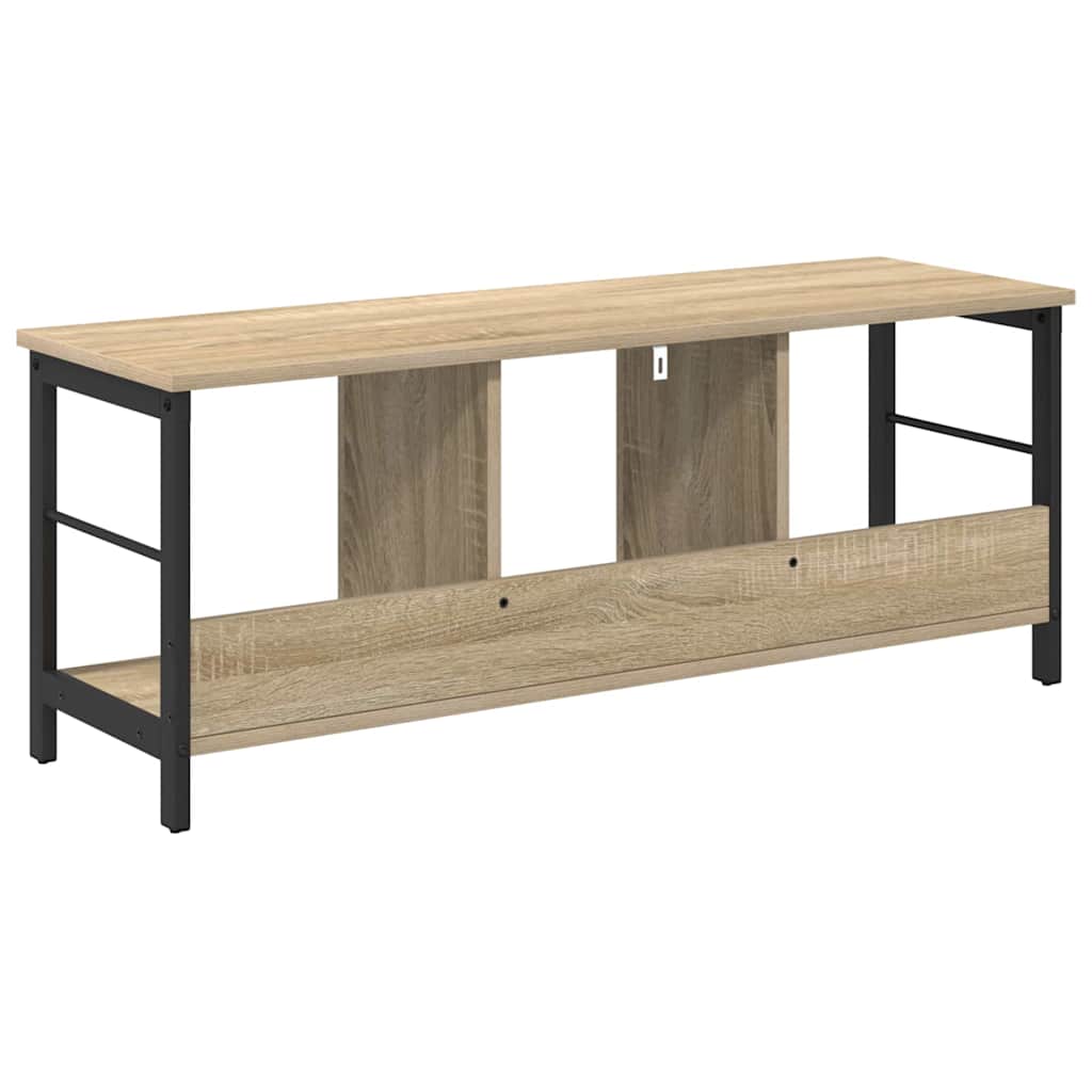 vidaXL Bücherregal Sonoma-Eiche 102 x 32 x 40,5 cm Holzwerkstoff
