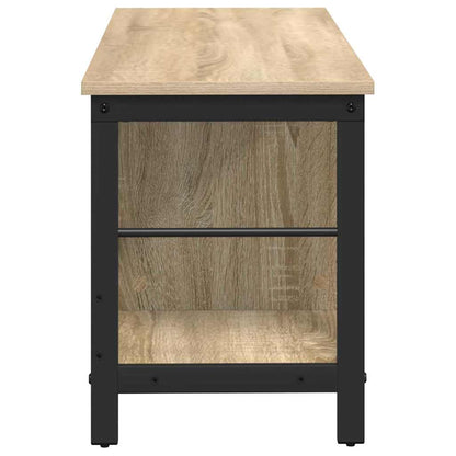 vidaXL Bücherregal Sonoma-Eiche 102 x 32 x 40,5 cm Holzwerkstoff