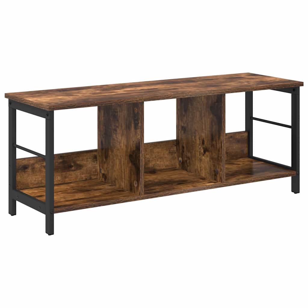 vidaXL Bücherregal Geräucherte Eiche 102 x 32 x 40,5 cm Holzwerkstoff
