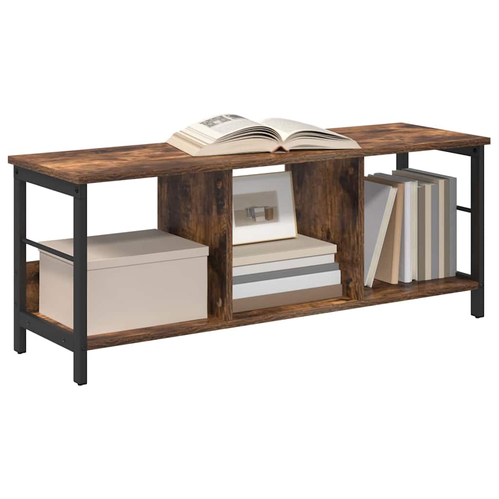 vidaXL Bücherregal Geräucherte Eiche 102 x 32 x 40,5 cm Holzwerkstoff