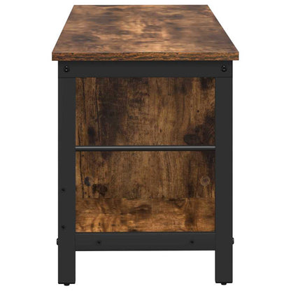 vidaXL Bücherregal Geräucherte Eiche 102 x 32 x 40,5 cm Holzwerkstoff