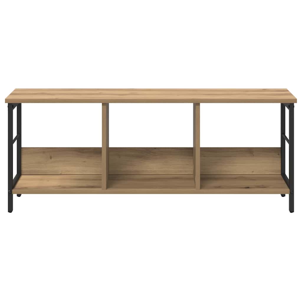 vidaXL Bücherregal Artisan-Eiche 102 x 32 x 40,5 cm Holzwerkstoff