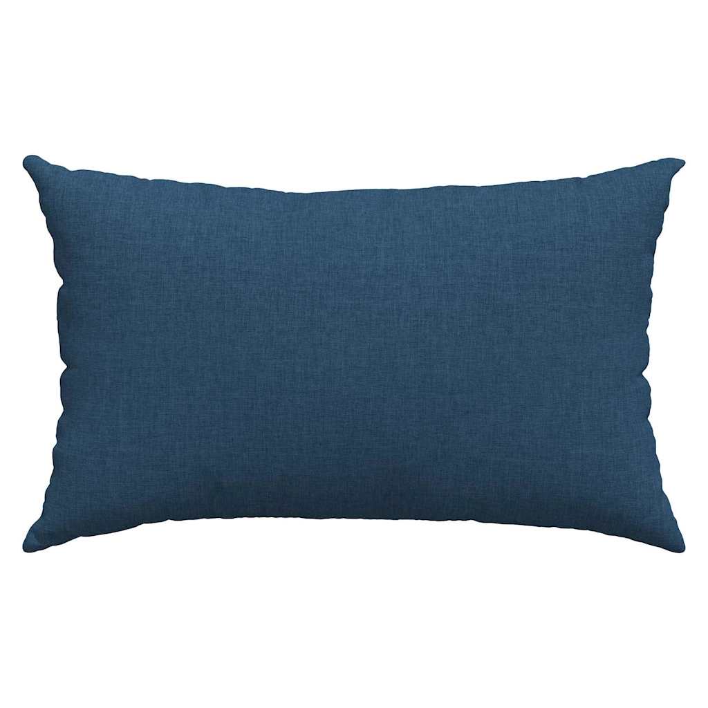 vidaXL Sofakissen 2 pcs Blau 50 x 30 cm Stoff