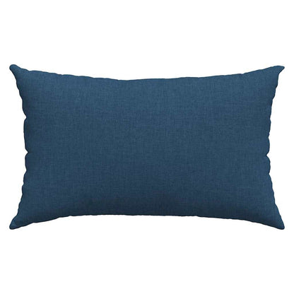 vidaXL Sofakissen 2 pcs Blau 50 x 30 cm Stoff