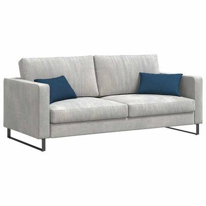vidaXL Sofakissen 2 pcs Blau 50 x 30 cm Stoff