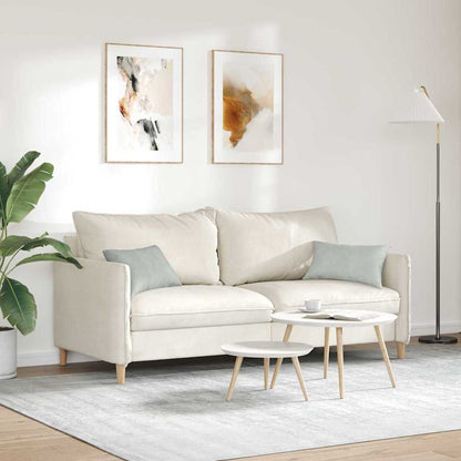 vidaXL Sofakissen 2 Stück Hellgrau 50 x 30 cm Cordstoff