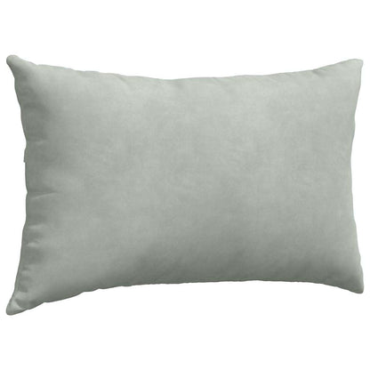 vidaXL Sofakissen 2 Stück Hellgrau 50 x 30 cm Cordstoff