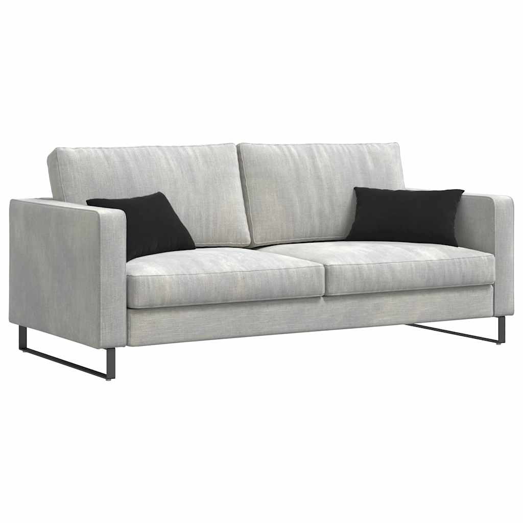vidaXL Coussins de canapé 2 pcs Noir 50x30 cm Velours côtelé