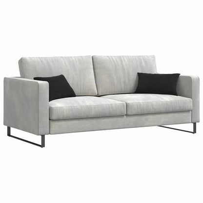 vidaXL Coussins de canapé 2 pcs Noir 50x30 cm Velours côtelé