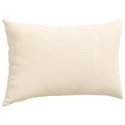 vidaXL Sofakissen 2 Stück Creme 50 x 30 cm Cordstoff