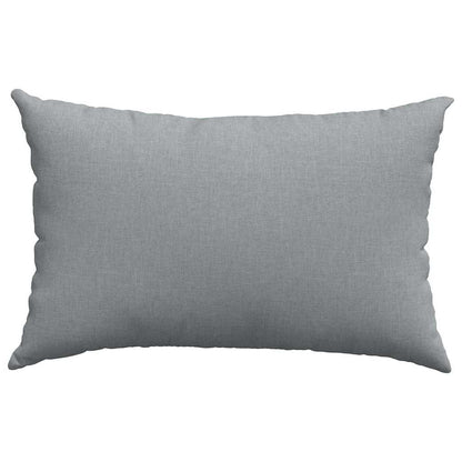 vidaXL Sofakissen 2 pcs Hellgrau 60 x 40 cm Stoff