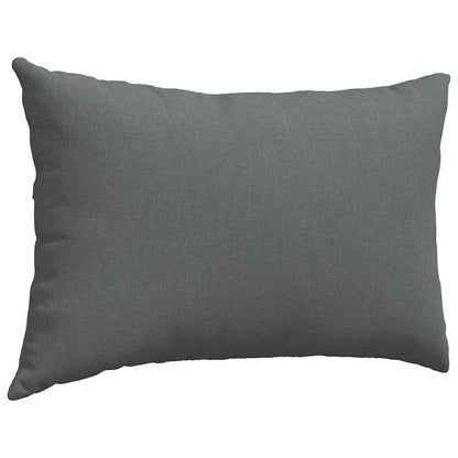 vidaXL Sofakissen 2 pcs Dunkelgrau 60 x 40 cm Stoff