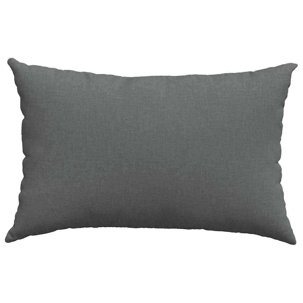vidaXL Sofakissen 2 pcs Dunkelgrau 60 x 40 cm Stoff