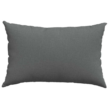 vidaXL Sofakissen 2 pcs Dunkelgrau 60 x 40 cm Stoff