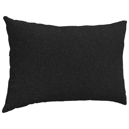 vidaXL Sofakissen 2 pcs Schwarz 60 x 40 cm Stoff