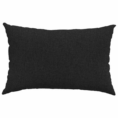vidaXL Sofakissen 2 pcs Schwarz 60 x 40 cm Stoff