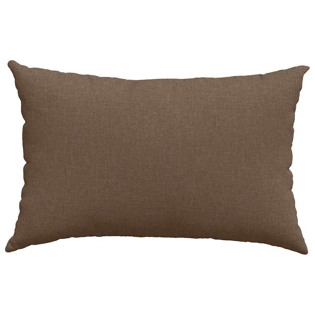 vidaXL Sofakissen 2 pcs Braun 60 x 40 cm Stoff