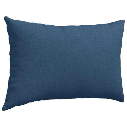 vidaXL Sofakissen 2 pcs Blau 60 x 40 cm Stoff