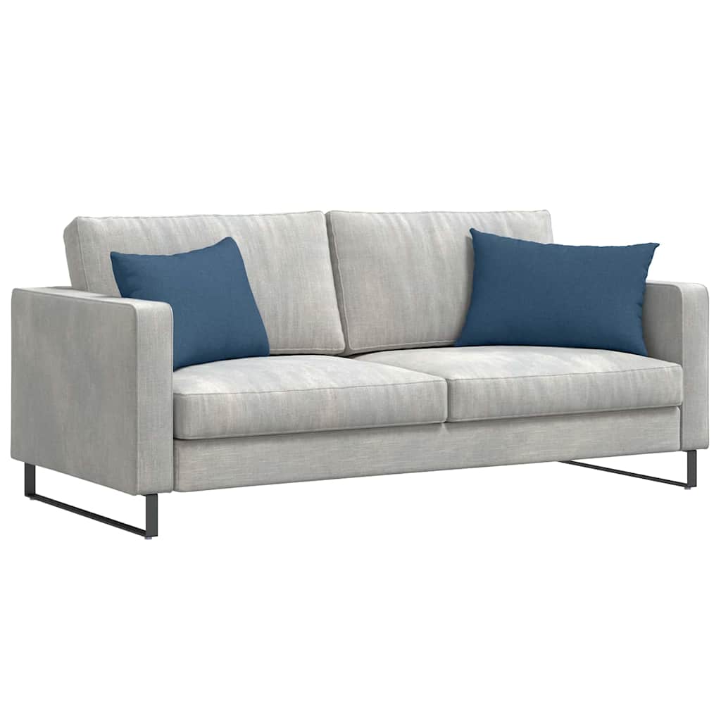 vidaXL Sofakissen 2 pcs Blau 60 x 40 cm Stoff