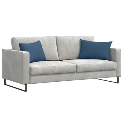 vidaXL Sofakissen 2 pcs Blau 60 x 40 cm Stoff