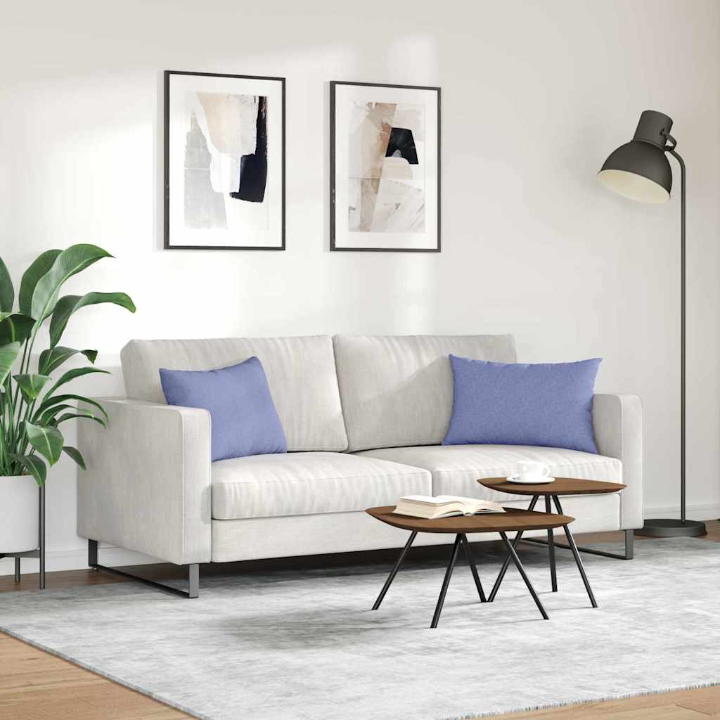 vidaXL Sofakissen 2 pcs Jeans blau 60 x 40 cm Stoff