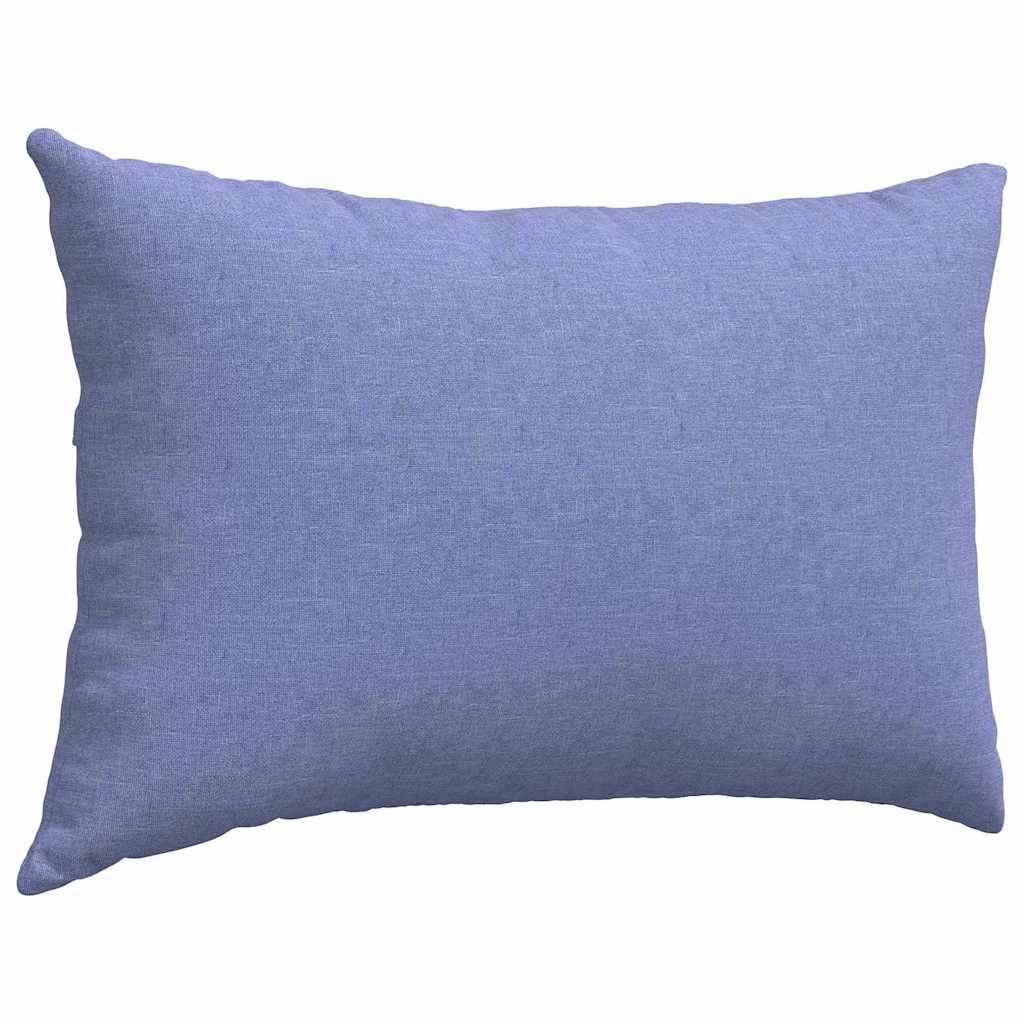 vidaXL Sofakissen 2 pcs Jeans blau 60 x 40 cm Stoff
