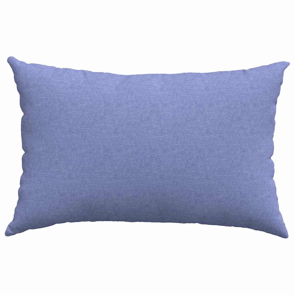 vidaXL Sofakissen 2 pcs Jeans blau 60 x 40 cm Stoff