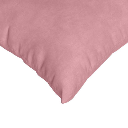 vidaXL Coussins de canapé 2 pcs Rose 60 x 40 cm Tissu côtelé