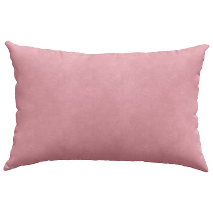 vidaXL Coussins de canapé 2 pcs Rose 60 x 40 cm Tissu côtelé