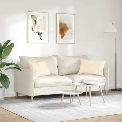 vidaXL Sofakissen 2 Stück Creme 60 x 40 cm Cordstoff
