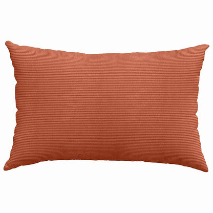 vidaXL Sofakissen 2 Stück Rot-Orange 60 x 40 cm Cordstoff