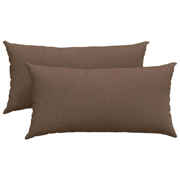 vidaXL Sofakissen 2 pcs Braun 80 x 40 cm Stoff