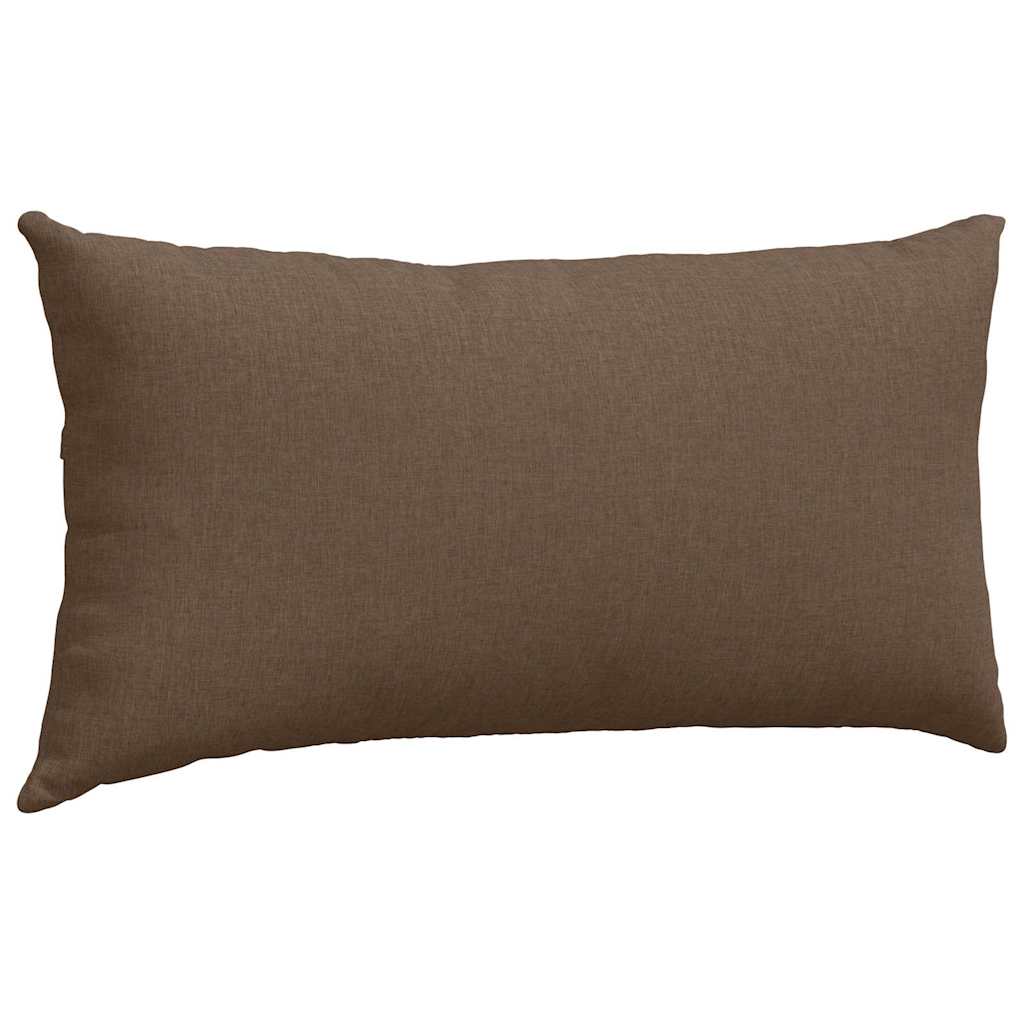 vidaXL Sofakissen 2 pcs Braun 80 x 40 cm Stoff