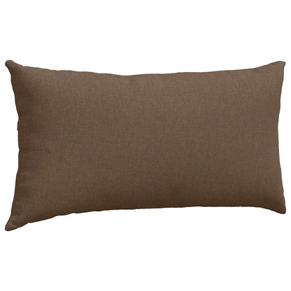 vidaXL Sofakissen 2 pcs Braun 80 x 40 cm Stoff