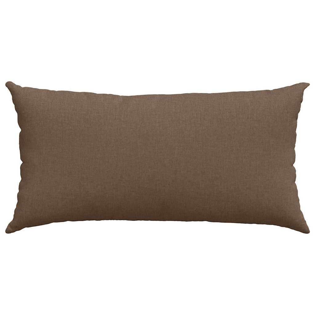 vidaXL Sofakissen 2 pcs Braun 80 x 40 cm Stoff