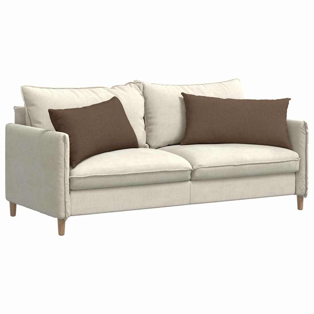 vidaXL Sofakissen 2 pcs Braun 80 x 40 cm Stoff